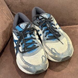 ASICS Men's Athletic Shoes in Blue and White